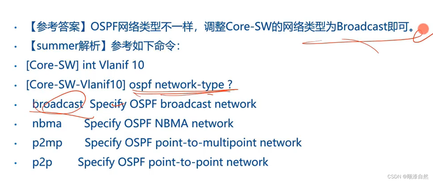 OSPF的P2P和Broadcast