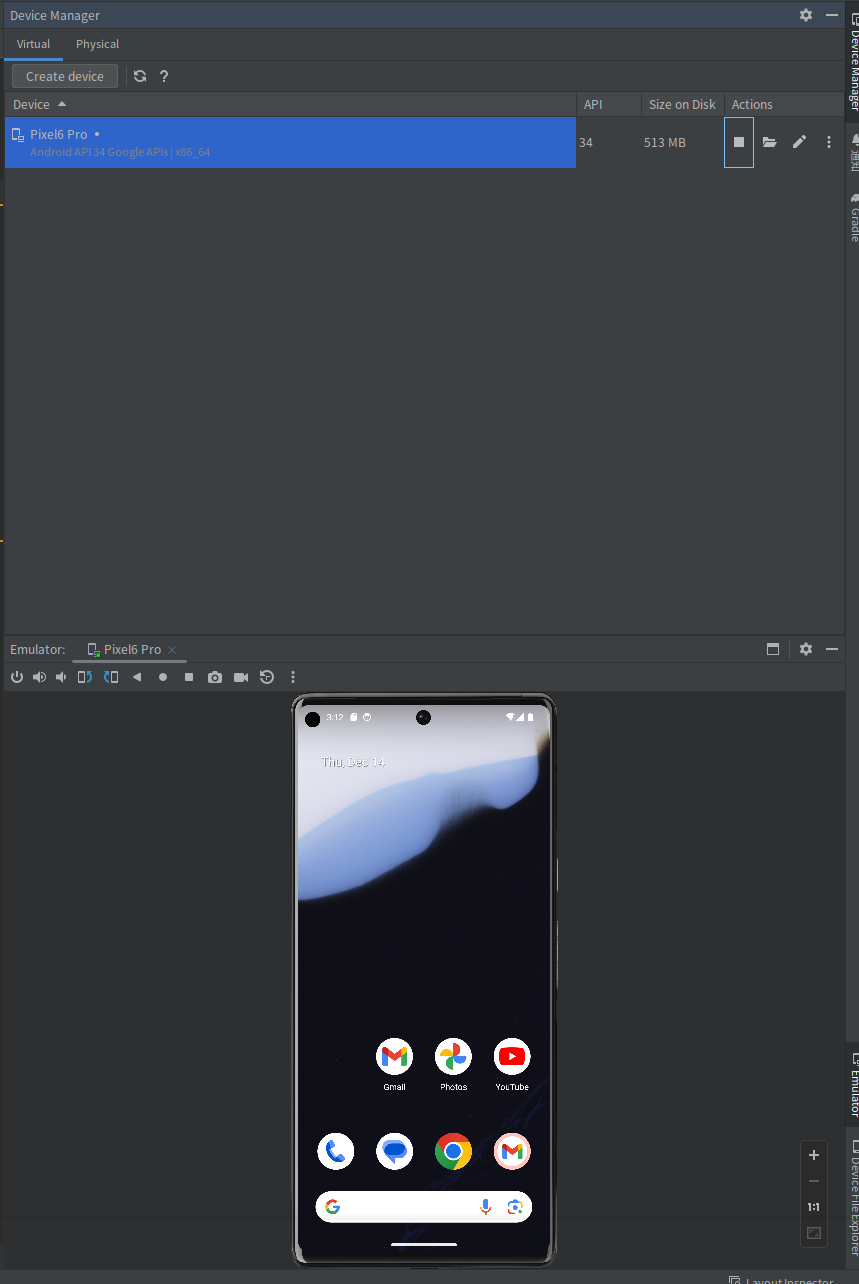 Android14创建Pixel6 Pro模拟器(一百七十)