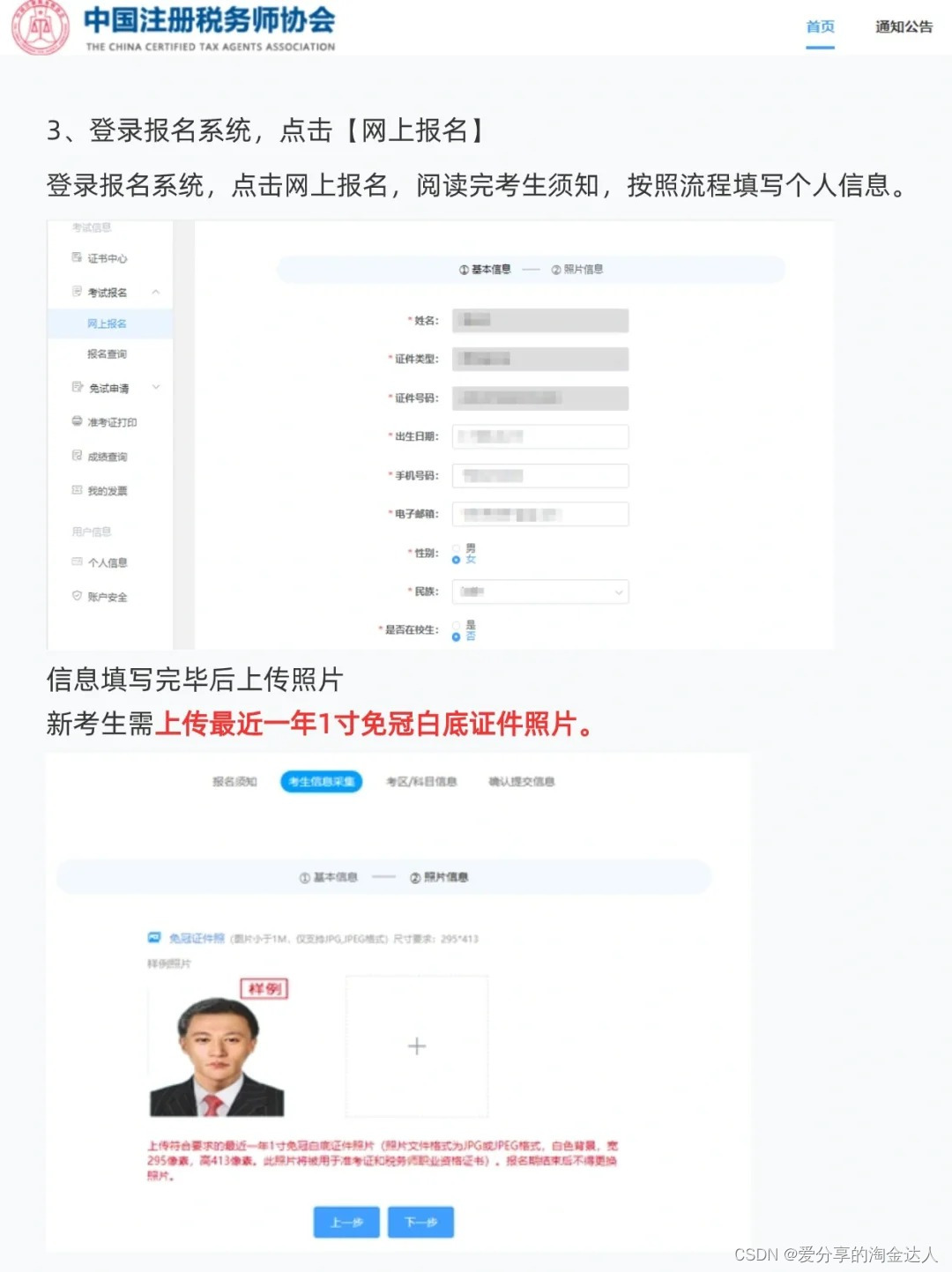 2024年税务师考试报名流程超详细