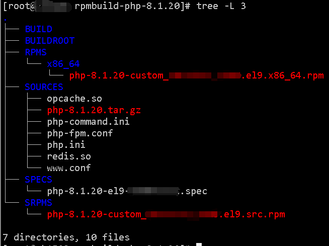 <span style='color:red;'>构建</span><span style='color:red;'>基于</span>RHEL9系列(CentOS9,AlmaLinux9,RockyLinux9等)<span style='color:red;'>的</span>支持63个常见模块<span style='color:red;'>的</span>PHP8.1.<span style='color:red;'>20</span><span style='color:red;'>的</span><span style='color:red;'>RPM</span><span style='color:red;'>包</span>