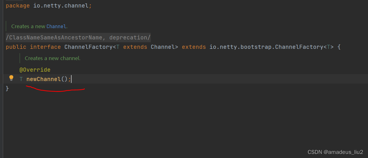 netty源码：（8）ChannelFactory和ReflectiveChannelFactory