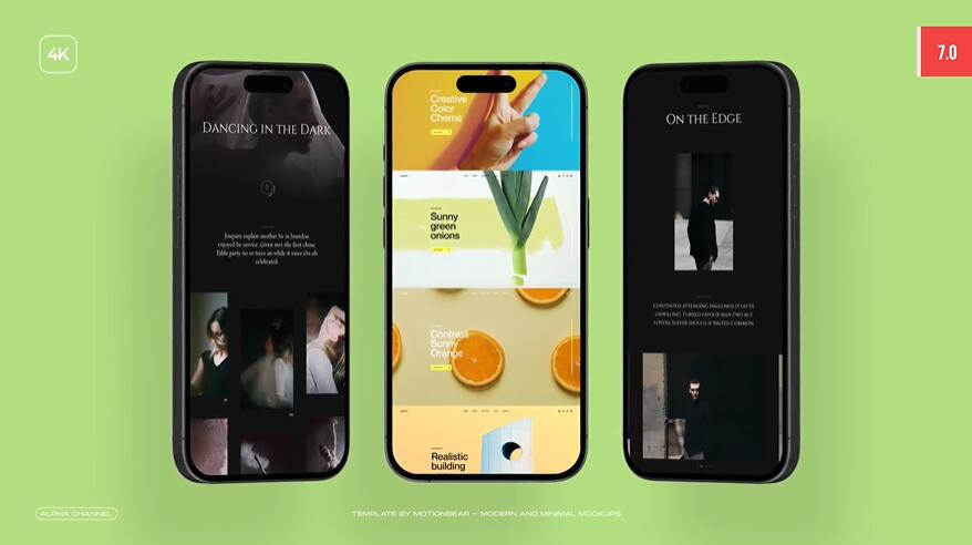 苹果手机动画演示动画PR样机模板视频素材 iPhone Mockup 7.0