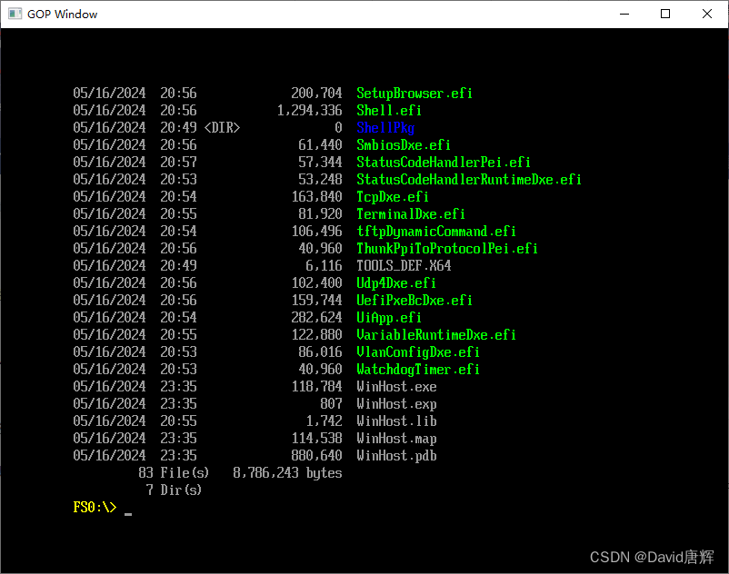 UEFI shell