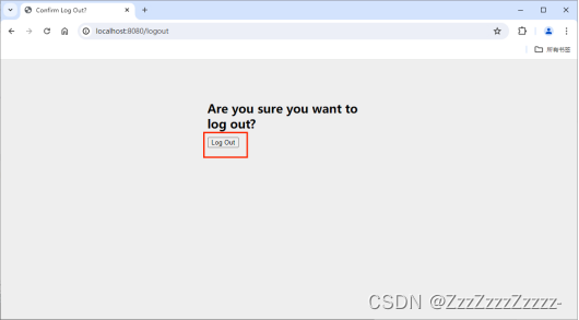 Logout functionality