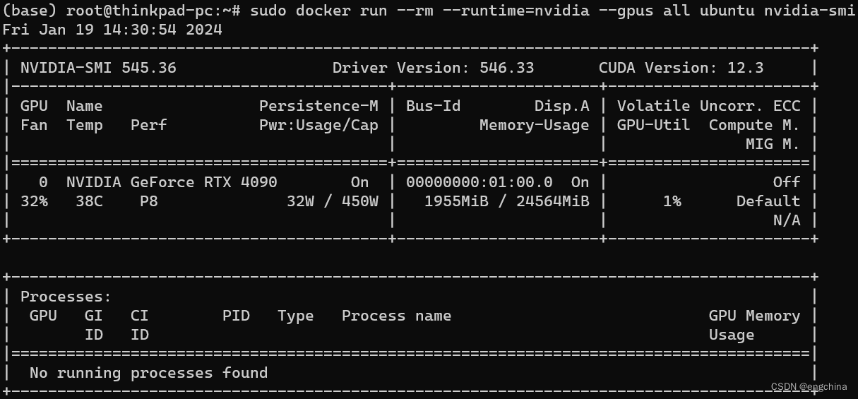 在 wsl-ubuntu 里通过 docker 启动 gpu-jupyter