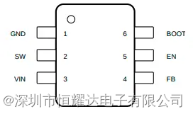 2ddcr开关稳压器dc-dc转换器芯片中文资料pdf数据手册引脚图产品参数