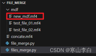 Python合并文件（dat、mdf、mf4）