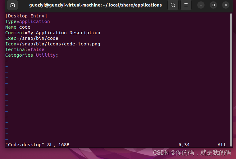 Ubuntu将软件图标添加到应用列表