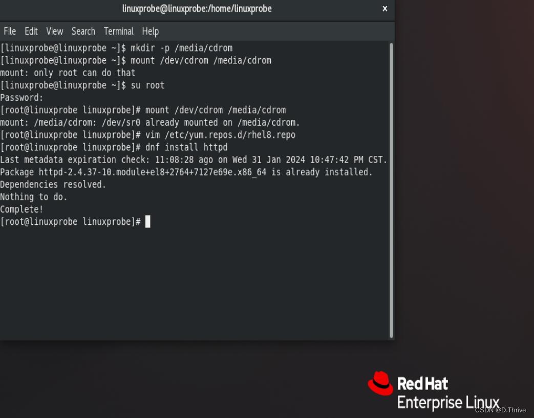 Linux实验记录：使用<span style='color:red;'>Apache</span>服务<span style='color:red;'>部署</span>静态<span style='color:red;'>网站</span>