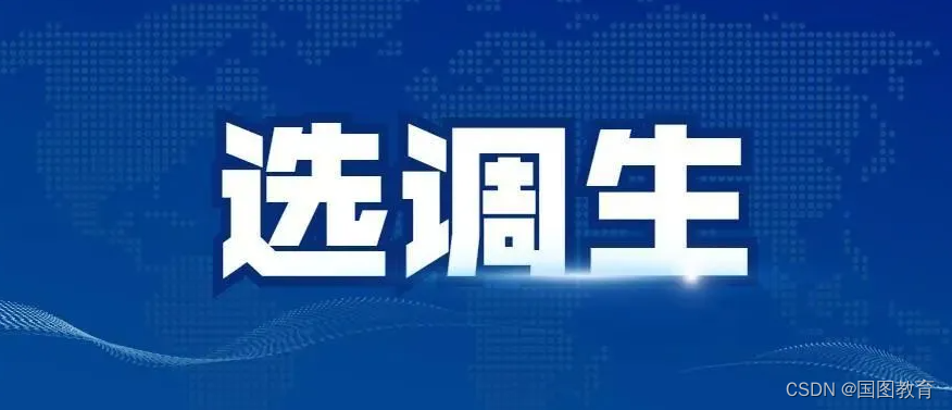 国图公考：研究生可以考选调生吗?