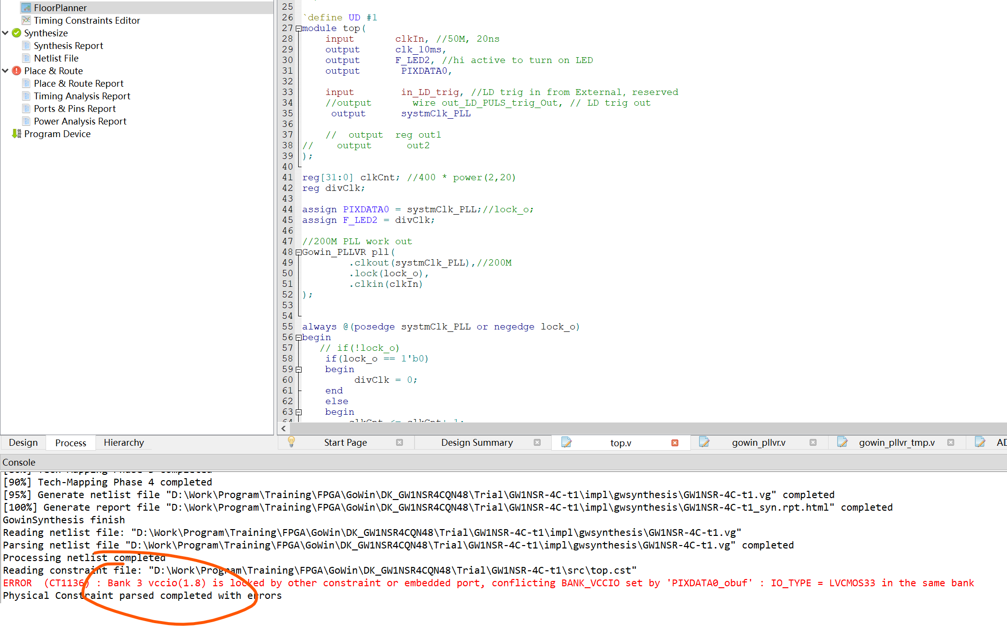 GoWin FPGA, GPIO--- startup2