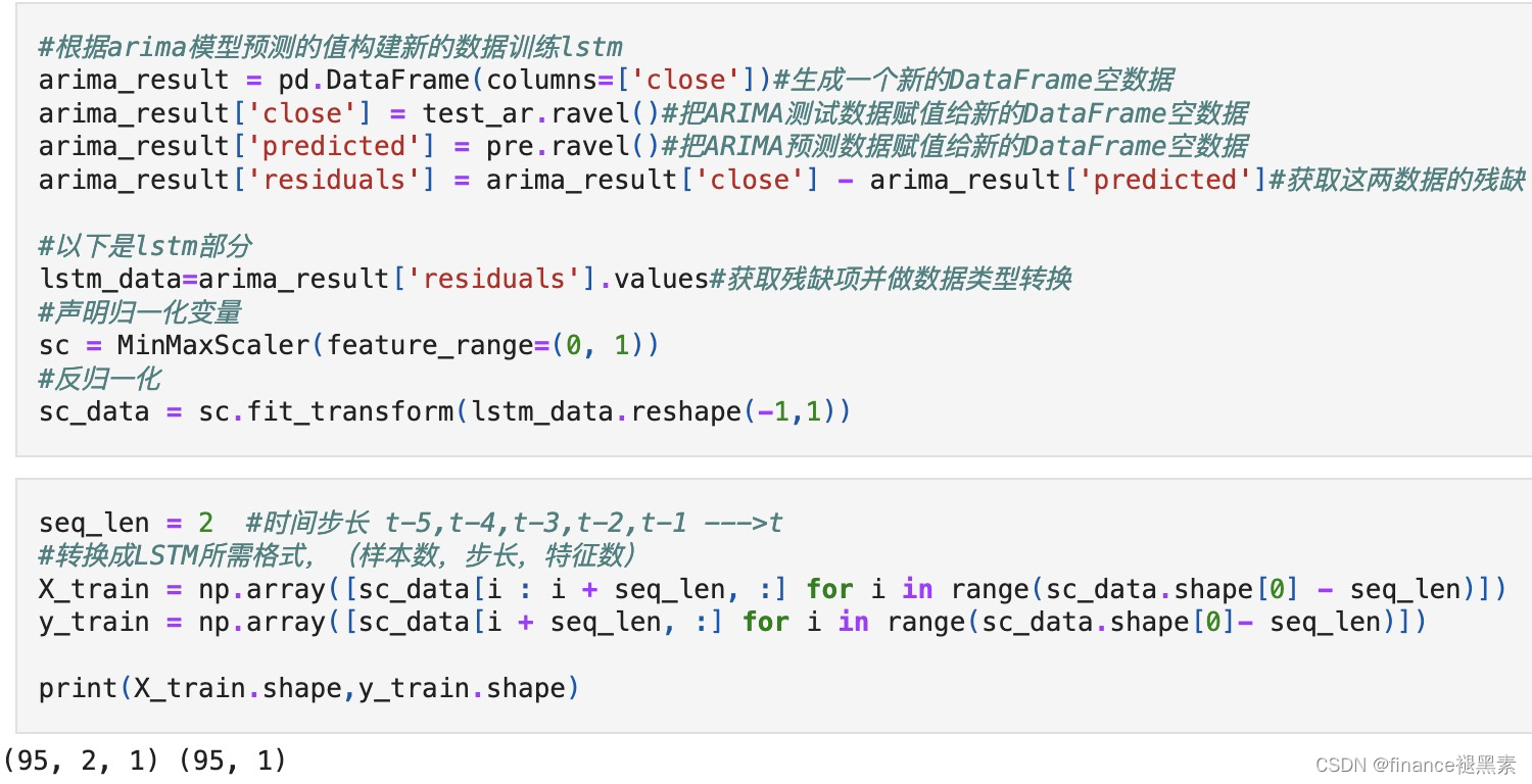 时间序列分析与预测:ARIMA-LSTM综合应用股票数据-CSDN博客