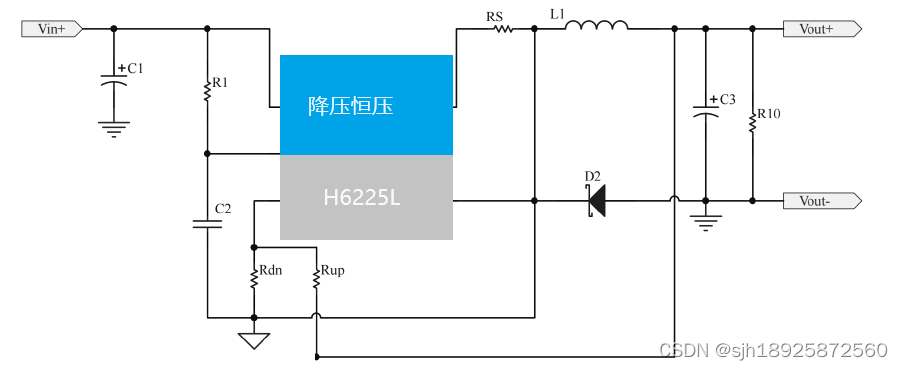 国产降压芯片 小封装 外围简单 支持36V 48V 60V 85V 100V电压-H6225L