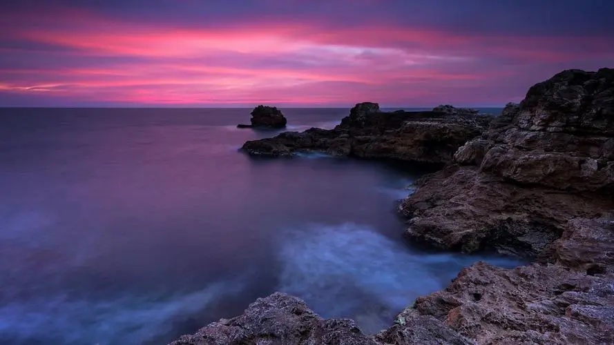 风景_晚霞_海岸