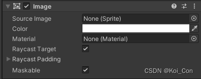 <span style='color:red;'>Image</span>组件--<span style='color:red;'>Unity</span>组件