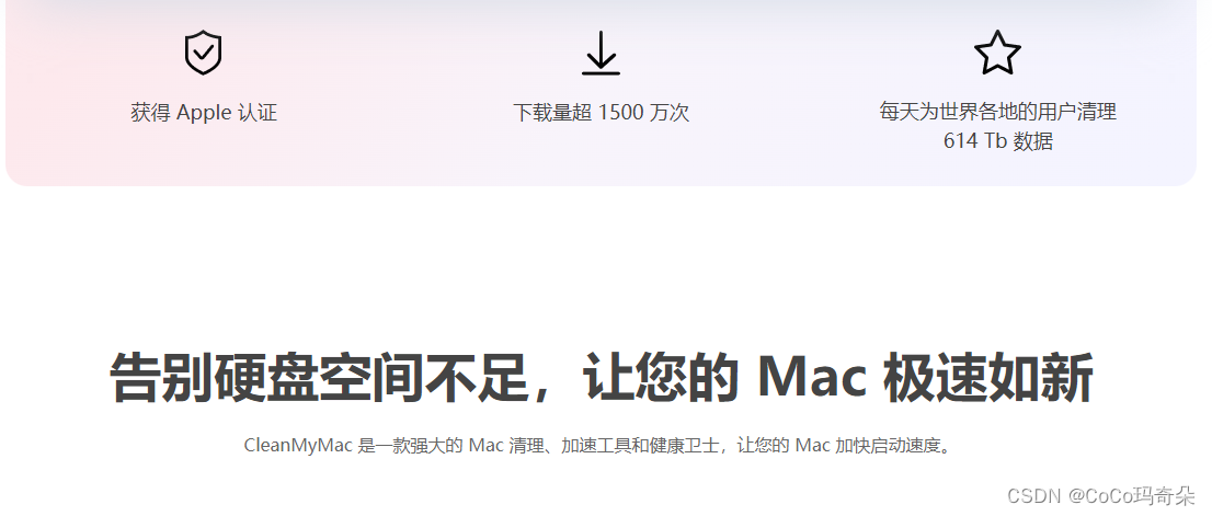 CleanMyMac X2024破解版Mac系统优化和清理软件