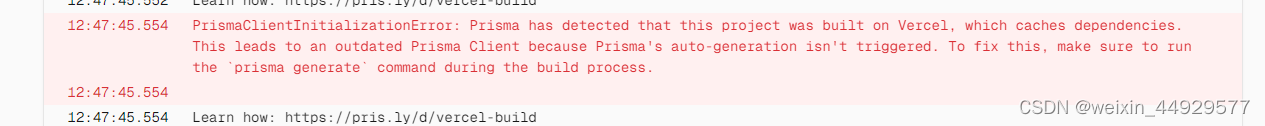 error-prisma