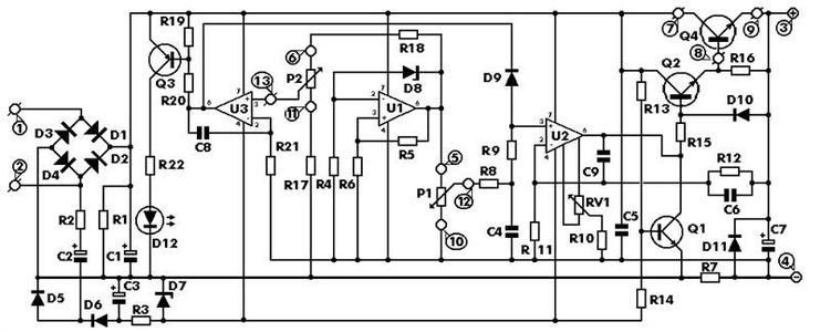 0-30 VDC 稳压电源，电流控制 0.002-3 A