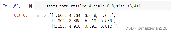 python统计分析——生成正态分布随机数