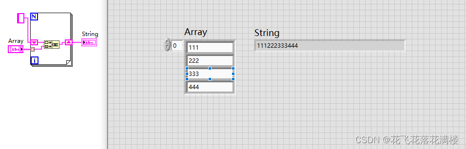 <span style='color:red;'>labview</span>技术交流-字符串数组<span style='color:red;'>连接</span>成字符串