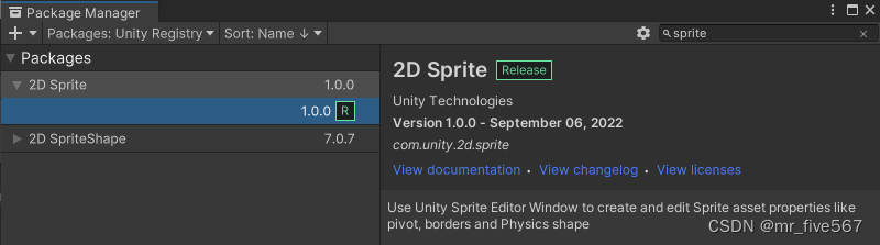 Unity 如何通过2D Sprite切割一张图为多张