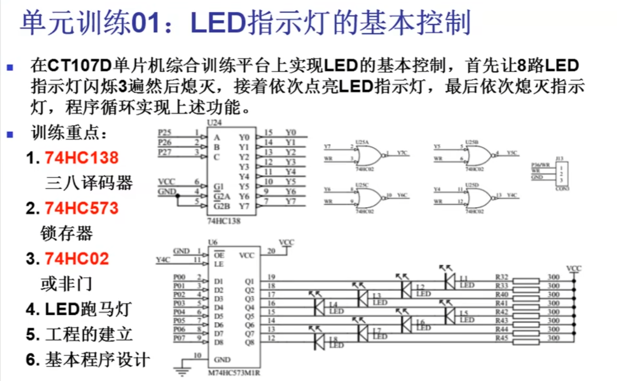 蓝桥杯单片机组备赛——LED指示灯的基本控制