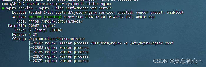 ubuntu20.04安装最新版nginx