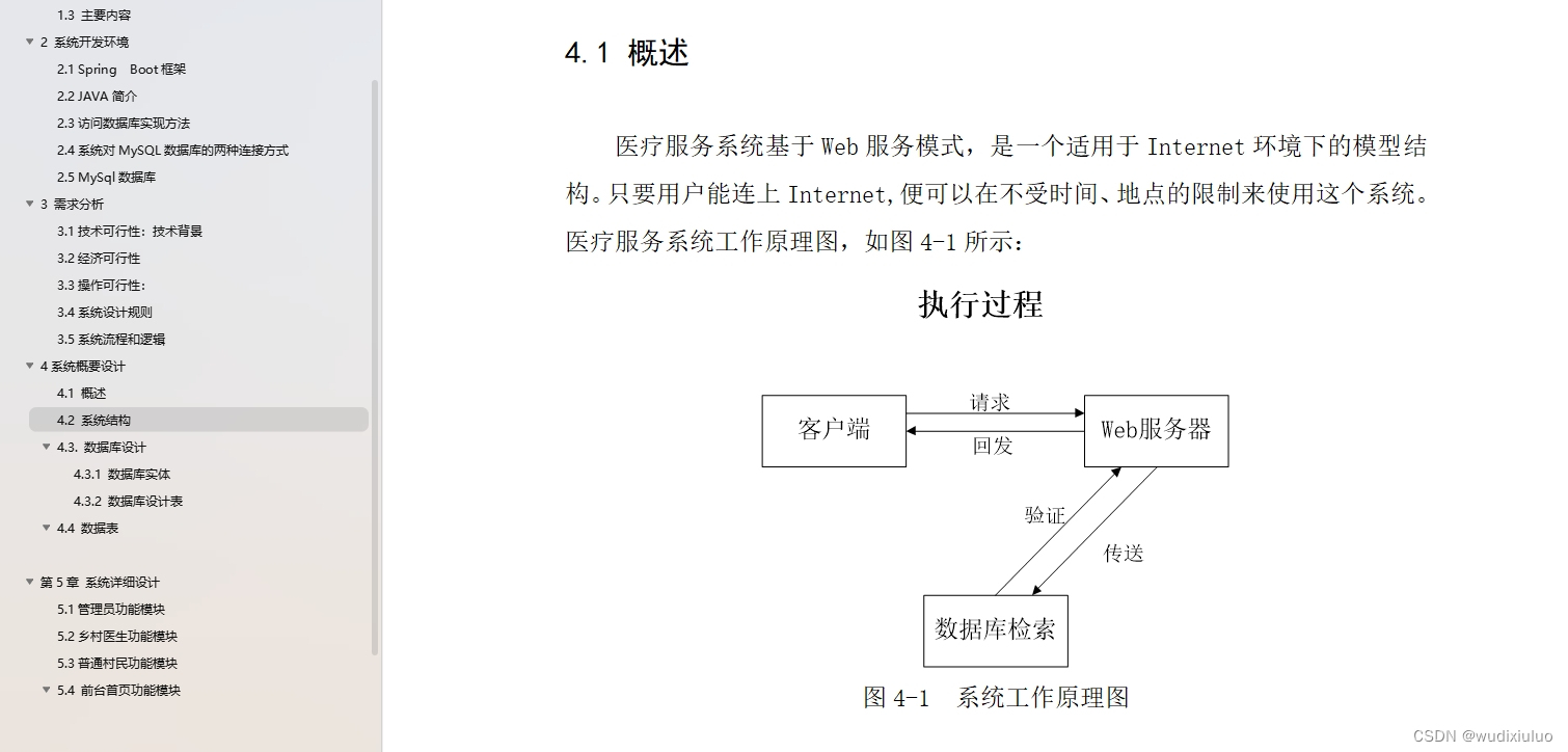 基于Spring Boot的医疗服务系统设计与实现