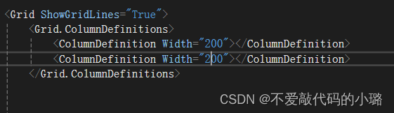 WPF —— <span style='color:red;'>Grid</span><span style='color:red;'>网格</span><span style='color:red;'>布局</span>