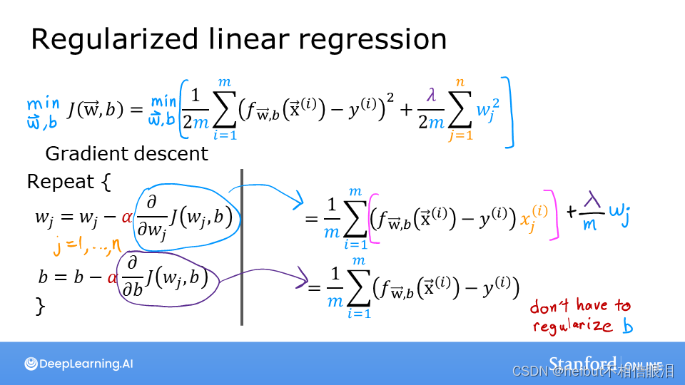 吴恩达机器学习-可选的实验室-正则化成本和梯度（Regularized Cost and Gradient）