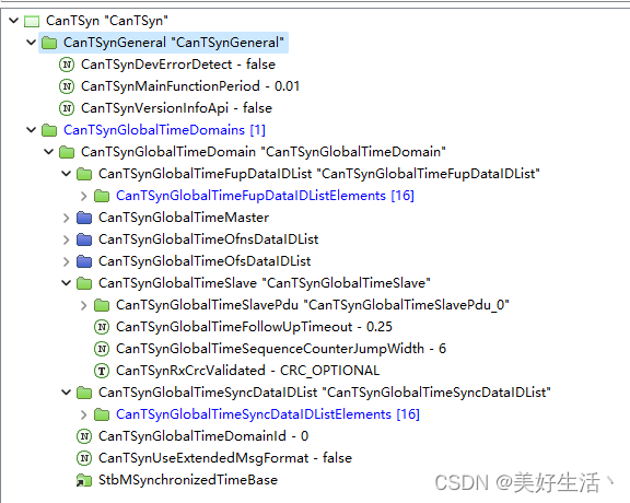 AUTOSAR CanTSyn时间同步模块配置与代码实现(一)