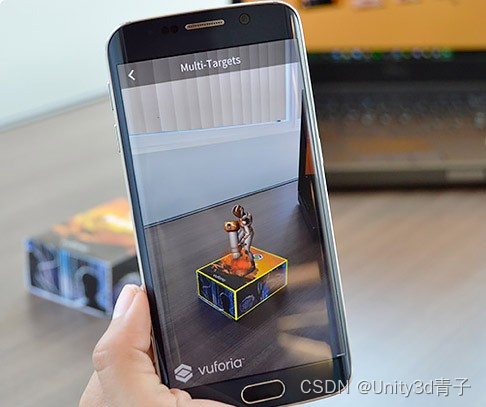 【Vuforia+Unity】AR02-长方体物体识别(Multi Targets)