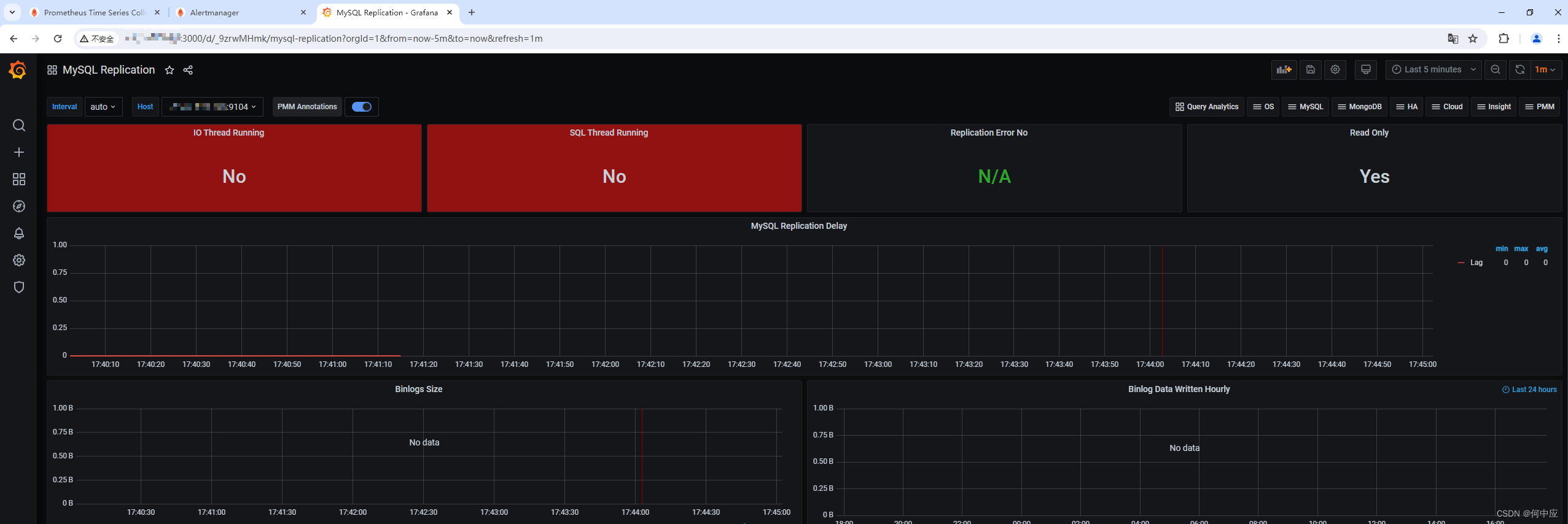 使用prometheus监测MySQL主从同步状态方案