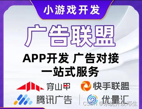 小游戏对接广告联盟项目开发 小游戏广告项目一条龙服务