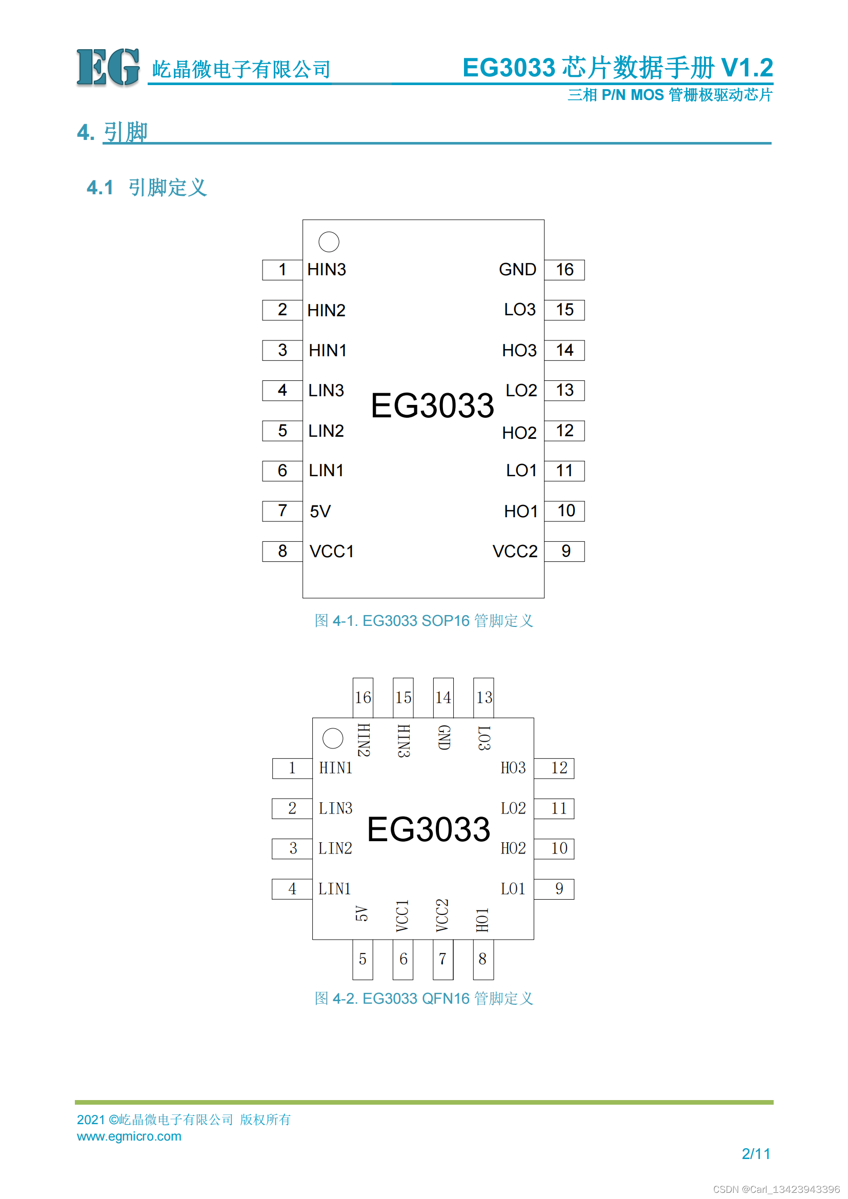 Ed7033 EG3033 三相P/N MOS管栅极驱动芯片_eg3033问题-CSDN博客