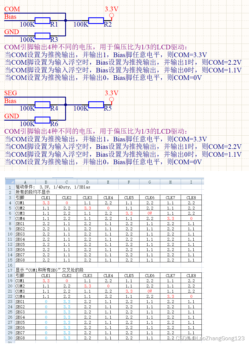 使用单片机的IO引脚直接驱动段码屏