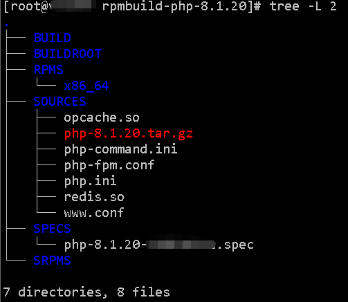 构建基于RHEL8系列(CentOS8,AlmaLinux8,RockyLinux8等)的支持63个常见模块的PHP8.1.20的RPM包