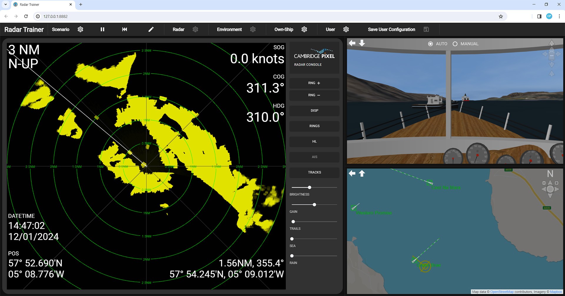 航海雷达练习软件SPx Radar Trainer