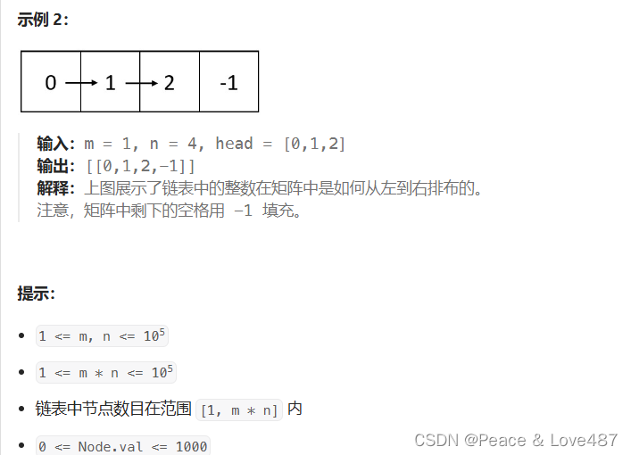 每日一题 ＜leetcode--2326.螺旋矩阵＞