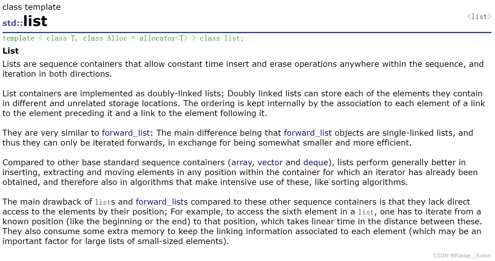 【C++】介绍STL中list容器的常用接口