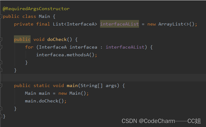 【注解】@RequiredArgsConstructor 按需自动生成构造函数，举例说明