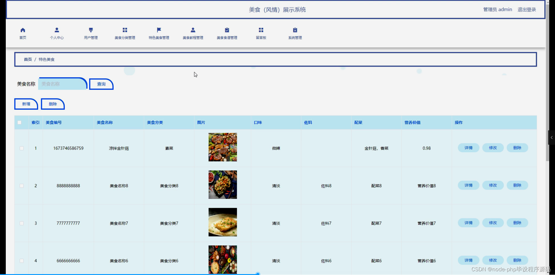 【附源码】基于flask框架美食（风情）展示系统 (python+mysql+论文)_美食可视化flask-CSDN博客