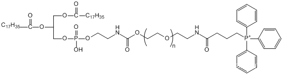 DSPE-PEG-TPP 磷脂聚乙二醇-磷酸三苯酯 靶向线粒体纳米颗粒药物递送系统