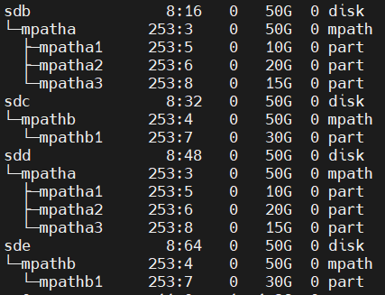 linux网络服务学习（6）：多路径multipath解决iscsi多网卡识别错误问题