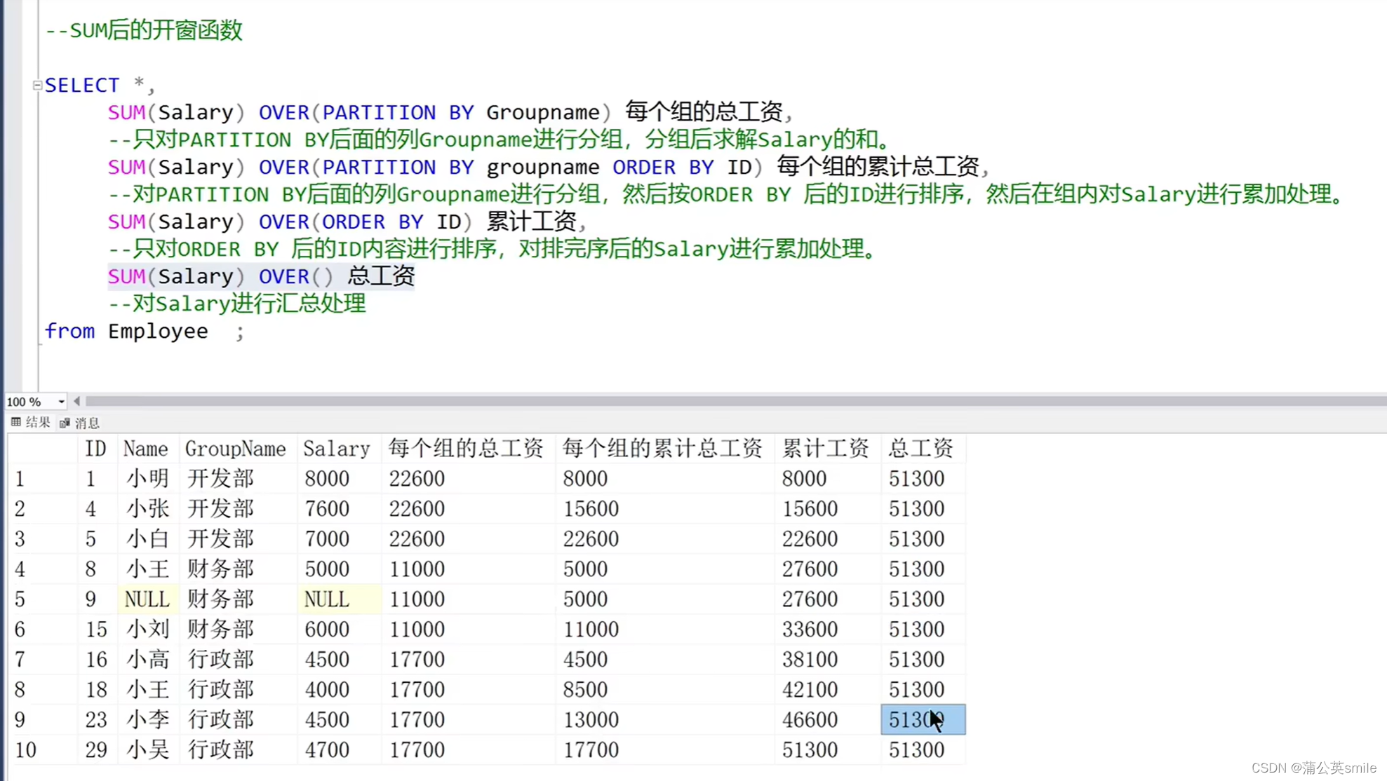 开窗函数用法-CSDN博客