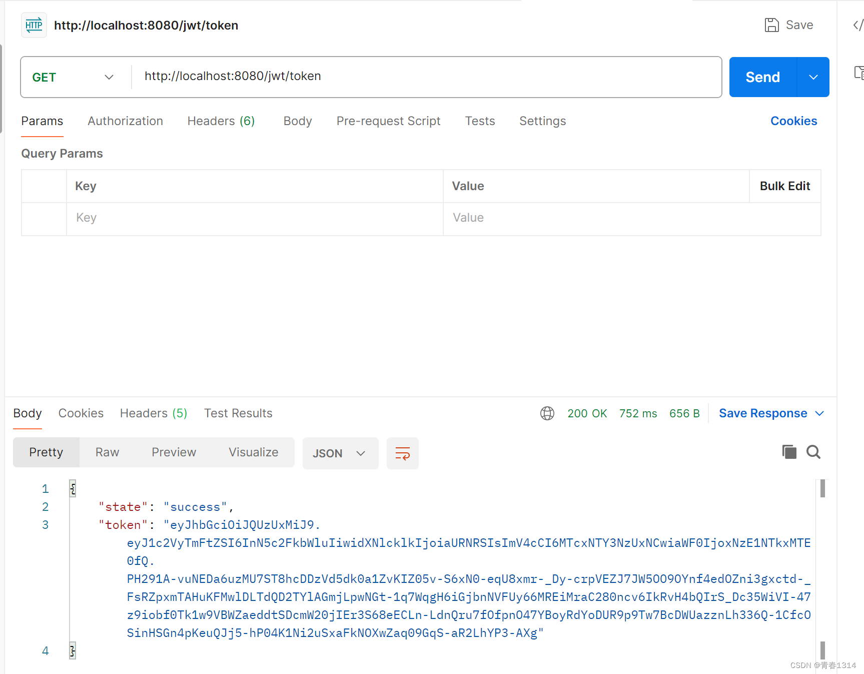 JWT token demo