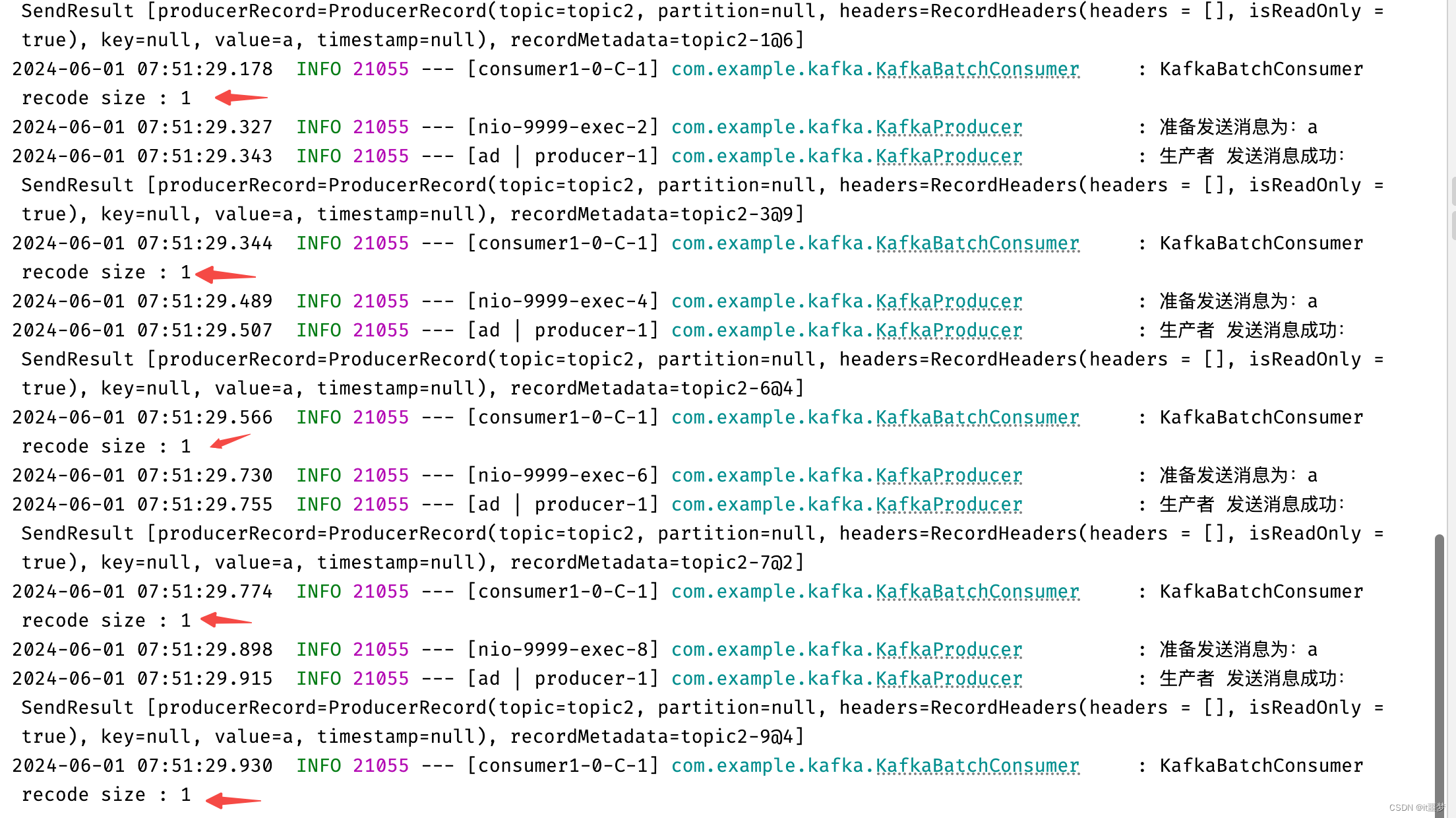 springboot kafka 提高拉取数量