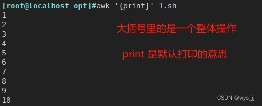 Shell中的awk