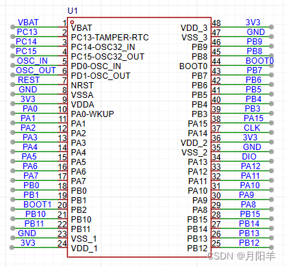 stm32f030k6t6引脚图图片