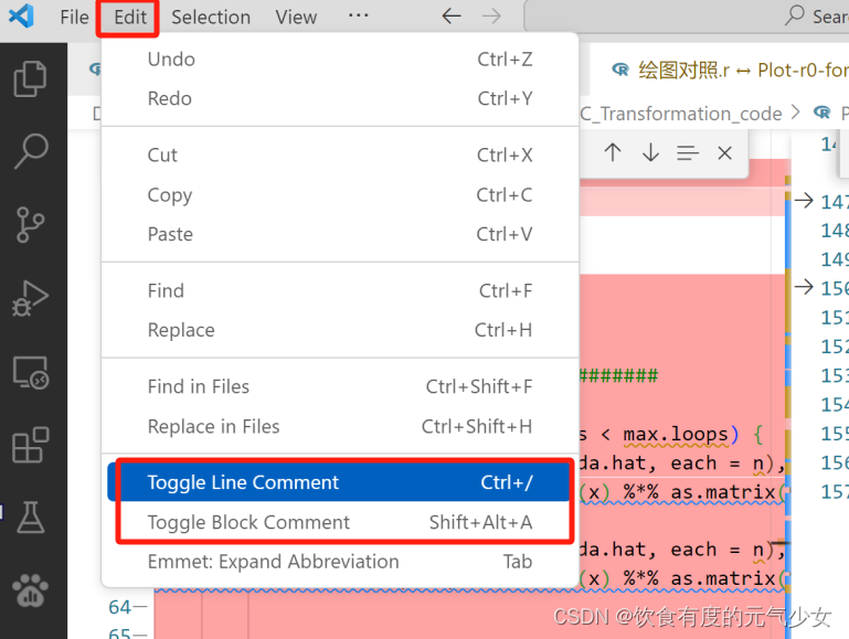 <span style='color:red;'>VScode</span><span style='color:red;'>注释</span>快捷键，RStudio<span style='color:red;'>注释</span>快捷键， Texmaker<span style='color:red;'>注释</span>快捷键